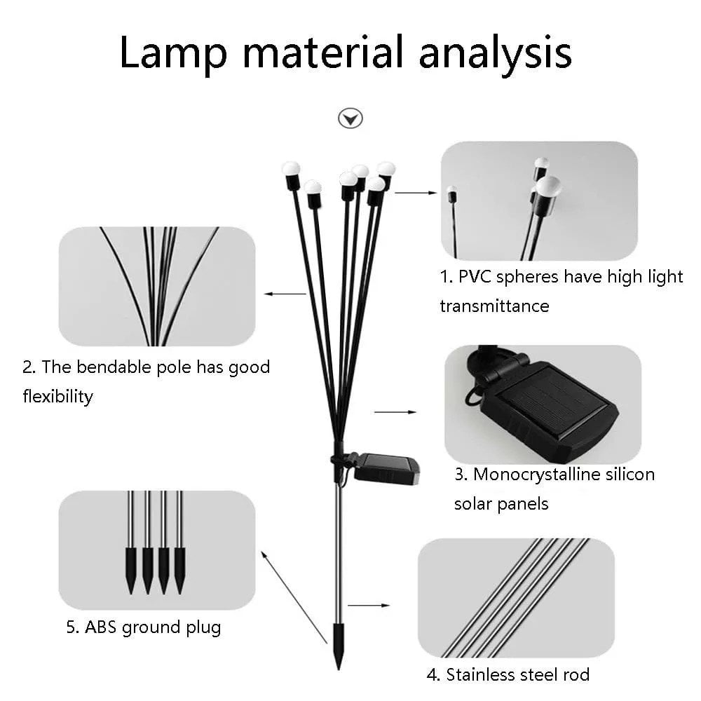 🔥Solar Powered Firefly Garden Light BUY 2 FREE SHIPPING