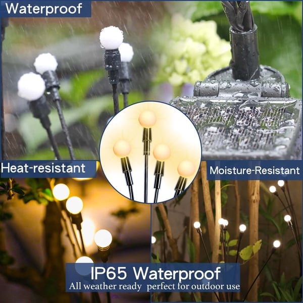 🔥LAST DAY 49% OFF🔥Solar Powered Firefly Garden Light BUY 2 FREE SHIPPING