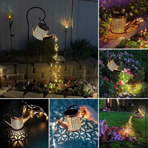 🔥LAST DAY 48% OFF 🔥 💦Solar Waterfall Lights💐