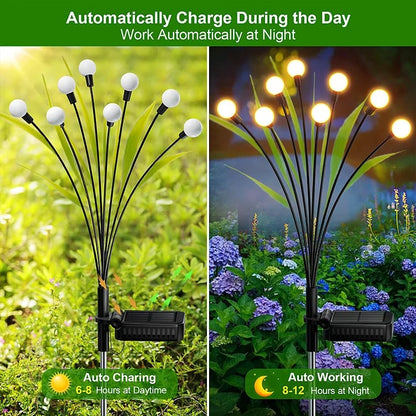 🔥LAST DAY 49% OFF🔥Solar Powered Firefly Garden Light BUY 2 FREE SHIPPING