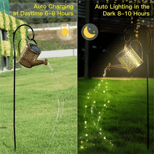 🔥LAST DAY 48% OFF 🔥 💦Solar Waterfall Lights💐